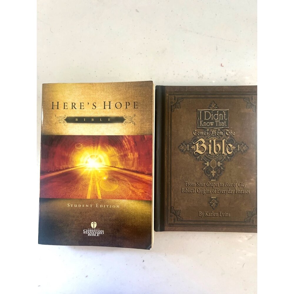 Heres Hope Bible & I Didnt Know That Comes From The Bible By Karlen Evins Studen